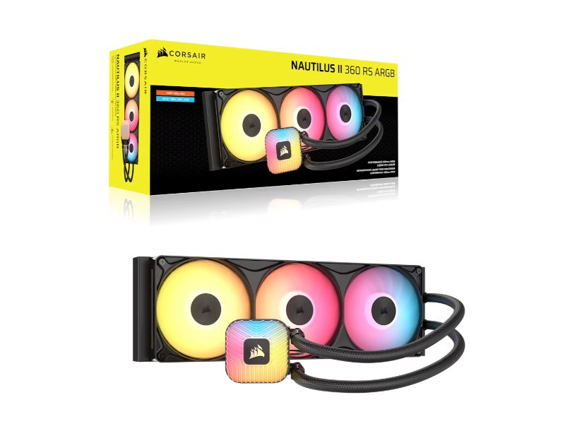 CORSAIR NAUTILUS II RS ARGB Liquid CPU Cooler — CW-9061049-WW