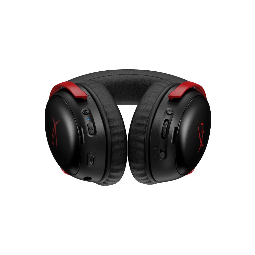 HyperX Cloud III S Over Ear Wireless Gaming Headset Black/Red — A59Z0AA