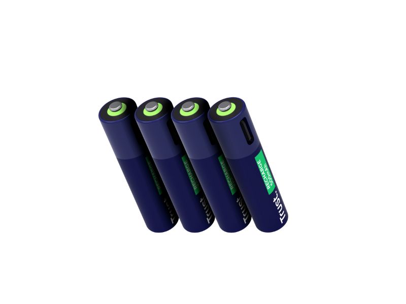 USB-C RECHARGEABLE BATTERIES 4P — AAA