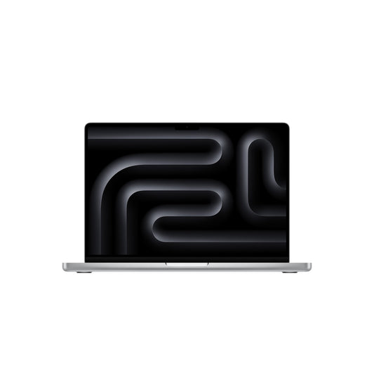 Μπροστινή όψη ανοιχτό, MacBook Pro 14-in M5 Pro Silver