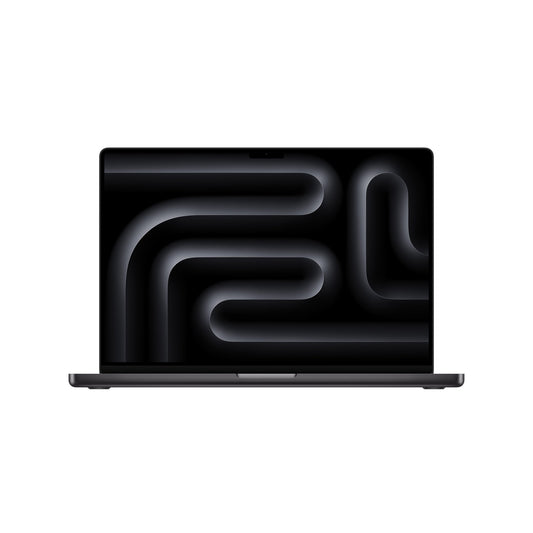 Μπροστινή όψη ανοιχτό, MacBook Pro 16-in M5 Pro Space Black