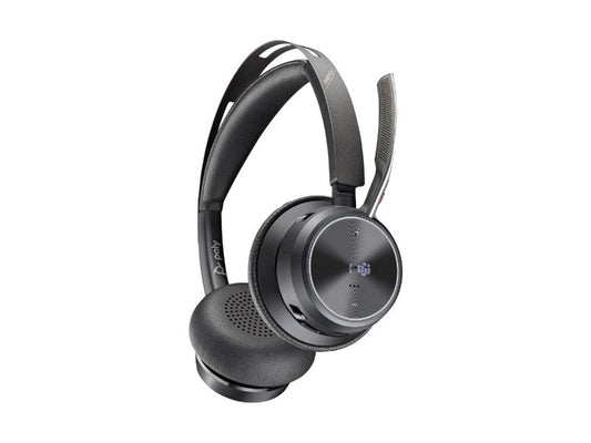 Poly Voyager Focus 2 Microsoft Teams Certified USB-C-C Headset +USB-C/A Adapter (9T9J4AA)
