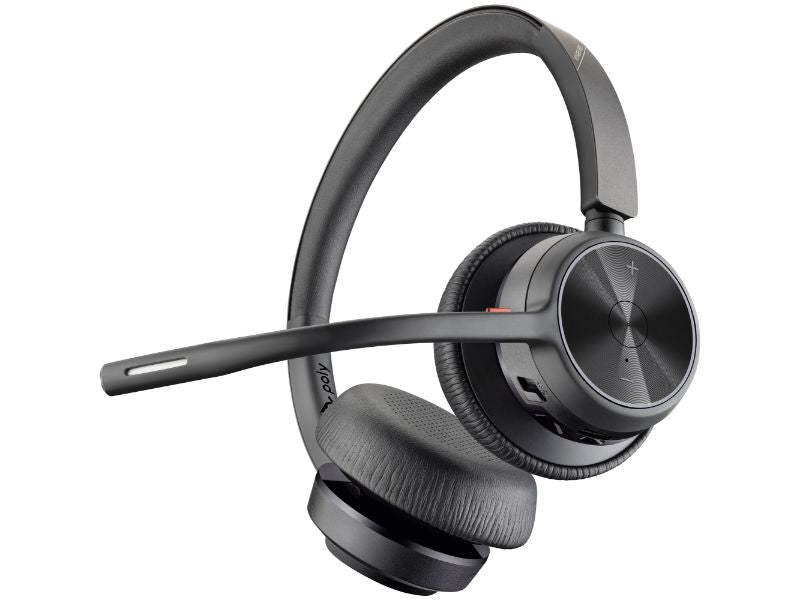Poly Voyager 4320 UC Stereo USB-A Headset +BT700 USB-A Adapter +Charging Stand (77Y99AA)