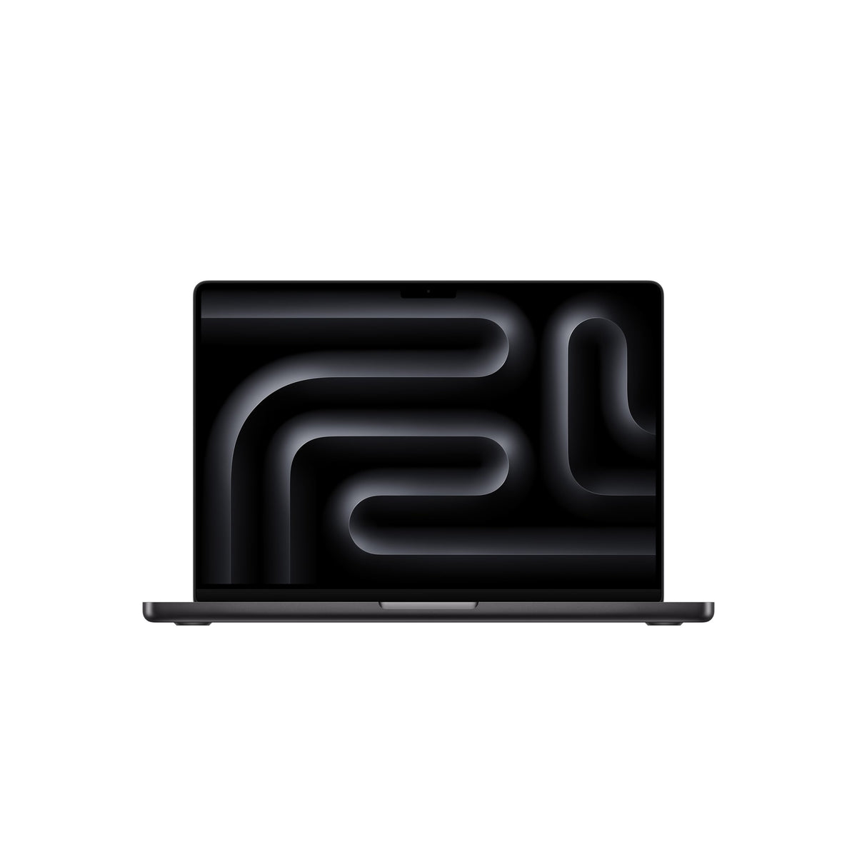 Μπροστινή όψη ανοιχτό, MacBook Pro 14-in M5 Pro Space Black