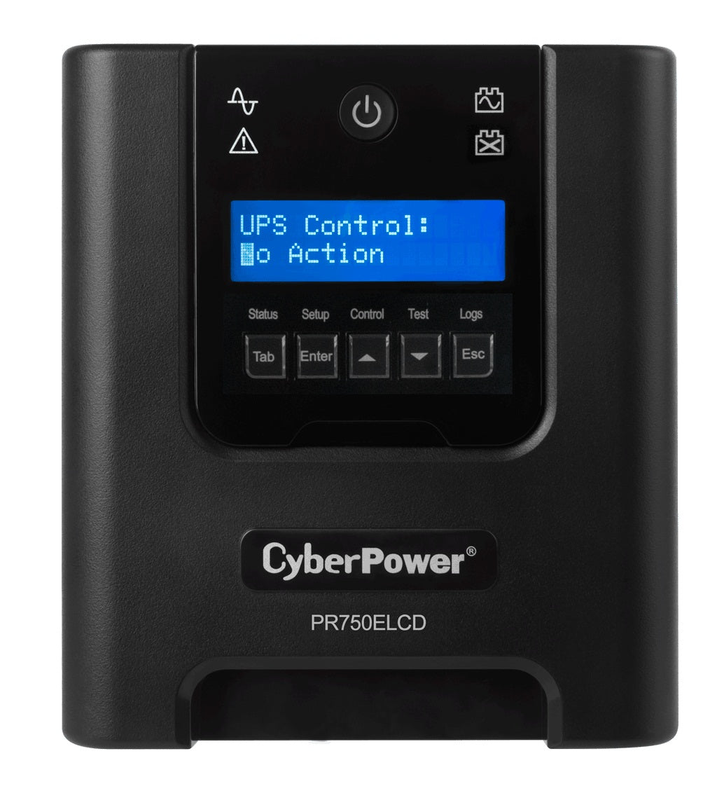 CYBERPOWER UPS Professional PR750ELCD Line Interactive LCD 750VA