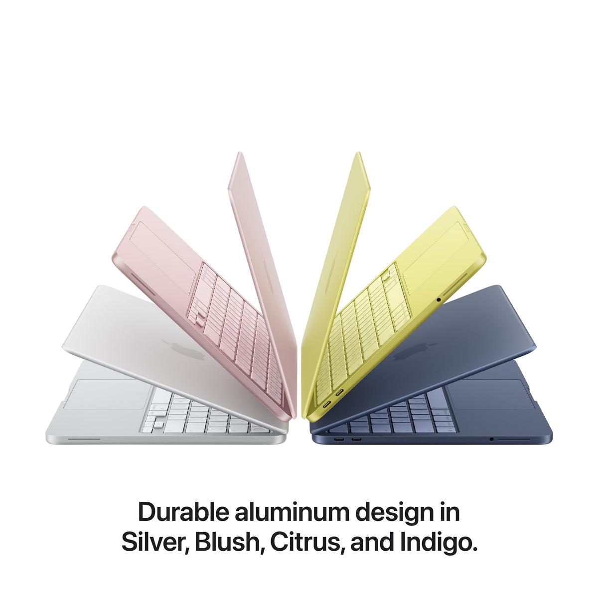 Πλαϊνή όψη και θύρες, MacBook 13-in Touch ID A18 Pro Blush