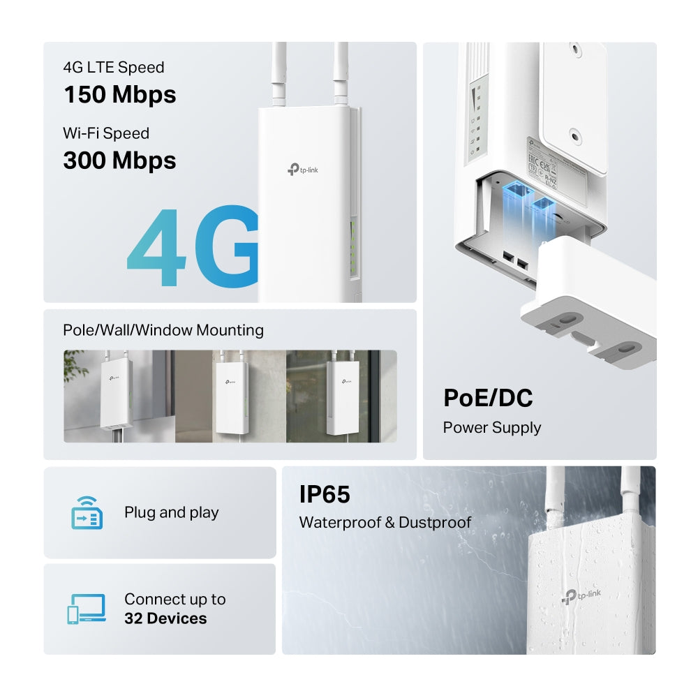 TP-LINK 4G Router MR-100 Outdoor