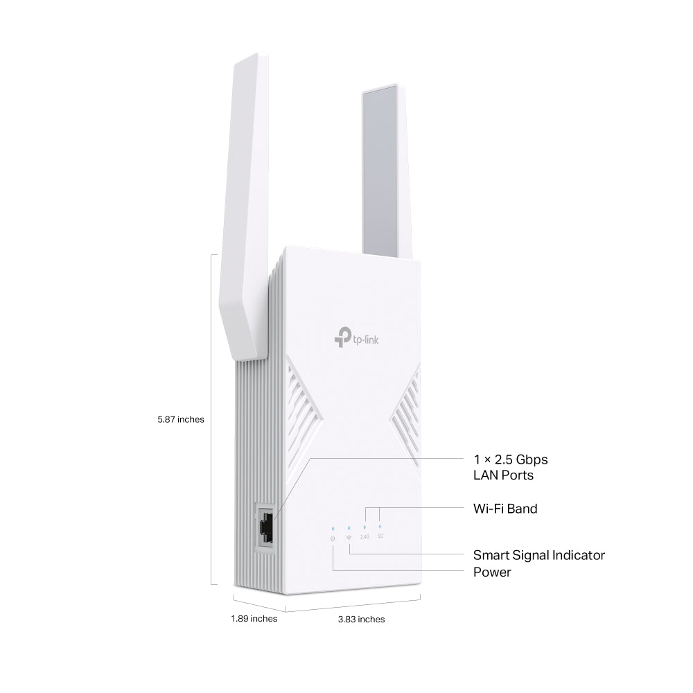 TP-LINK Range Extender RE235BE BE3600 Dual-Band Wi-Fi 7