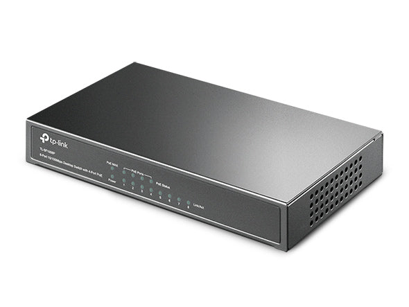 TP-LINK Switch TL-SF1008P, 8 port, 10/100 Mbps, POE