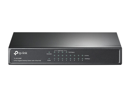 TP-LINK Switch TL-SG1008P, 8 port, 10/100/1000 POE