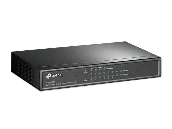 TP-LINK Switch TL-SG1008P |  8 port |  10/100/1000 POE