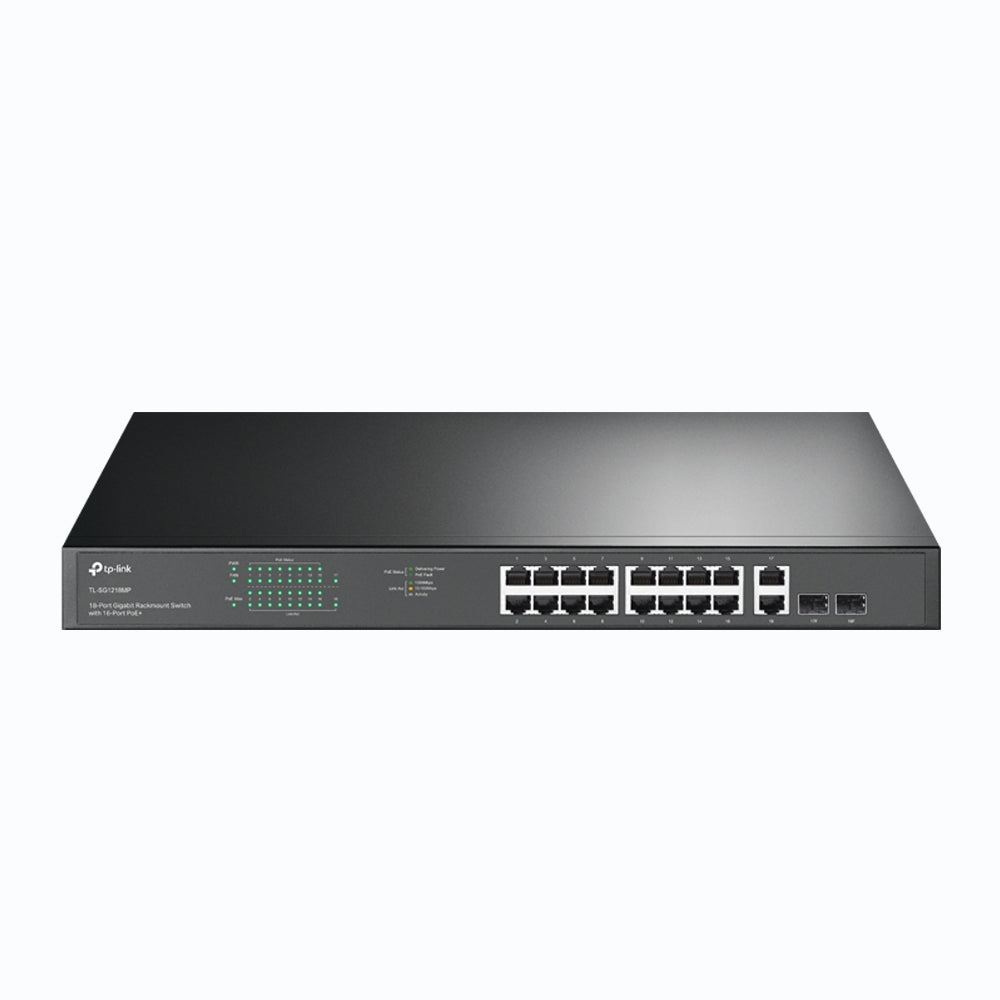 TP-LINK SWITCH TL-SG1218MP |  16 PORT |  POE+