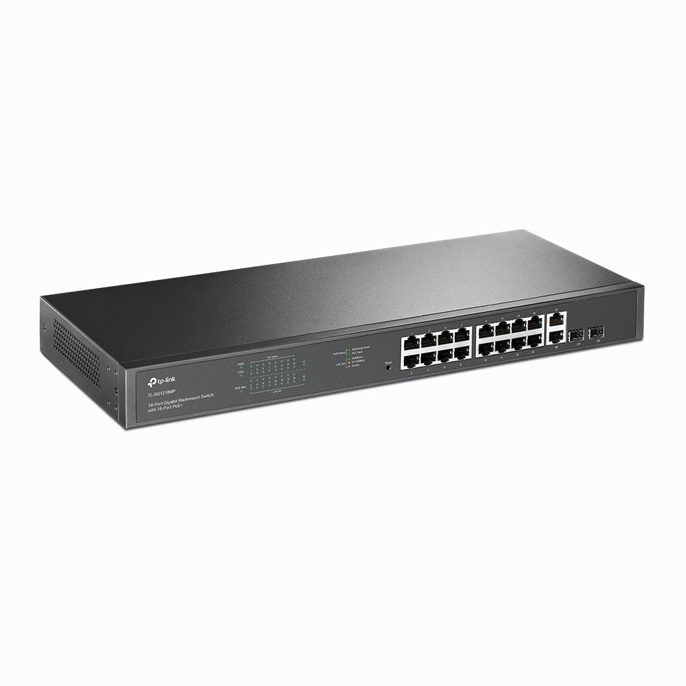 TP-LINK SWITCH TL-SG1218MP |  16 PORT |  POE+