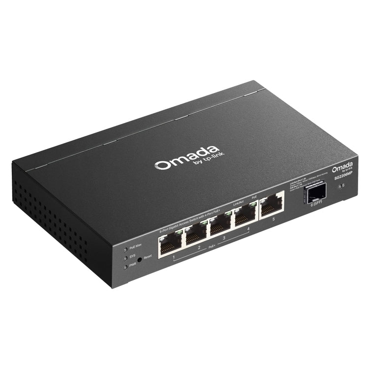 TP-LINK OMADA TL-SG2206MP 5-PORT POE SWITCH + SFP