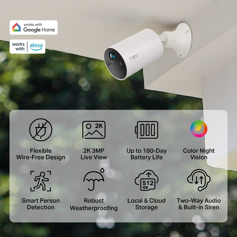 TP-LINK Wi-Fi Camera Tapo C410 with Battery Outdoor