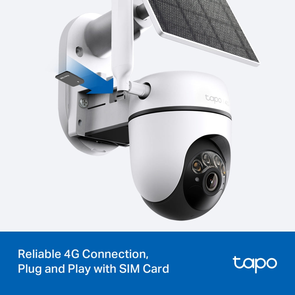 TP-LINK Camera Tapo C615G KIT Solar-Powered Pan/Tilt 4G LTE Security Kit
