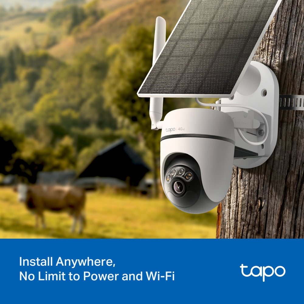 TP-LINK Camera Tapo C615G KIT Solar-Powered Pan/Tilt 4G LTE Security Kit