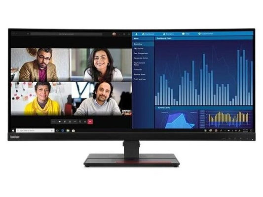 LENOVO Monitor Thinkvision P34w-20 34.14'' IPS WQHD |  HDMi |  Display Port | Ethernet | Height Adjust | 3YearsW