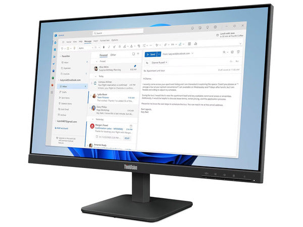 LENOVO Monitor ThinkVision S24-4e 23.8'' FHD IPS |  HDMi |  VGA |  3YearsW
