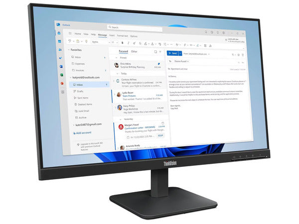 LENOVO Monitor ThinkVision S24-4e 23.8'' FHD IPS |  HDMi |  VGA |  3YearsW