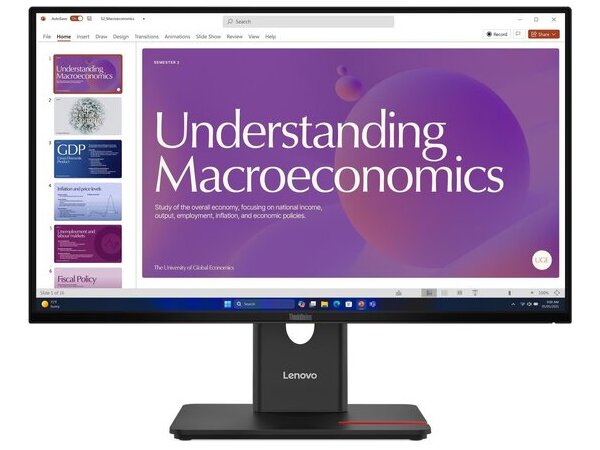 LENOVO Monitor ThinkVision T24D-40 23.8'' FHD IPS |  HDMi |  Display Port | USB-C | USB |  Height adjustable | Speakers |  3YearsW