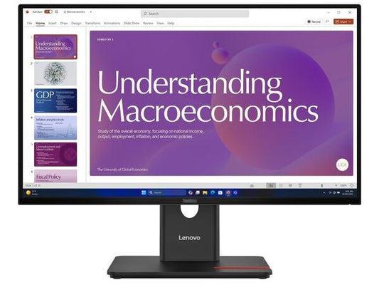LENOVO Monitor ThinkVision T24D-40 23.8'' FHD IPS, HDMi, Display Port,USB-C,USB, Height adjustable,Speakers, 3YearsW