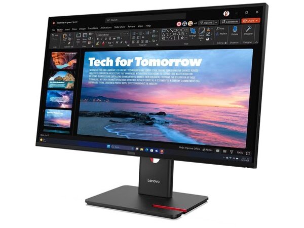 LENOVO Monitor ThinkVision T27QD-40 27'' QHD IPS, HDMi, Display Port, Ethernet, Height adjustable, 3YearsW