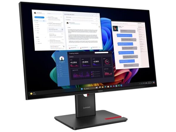 LENOVO Monitor ThinkVision T27UD-40 27'' 4K IPS |  HDMi |  Display Port |  USB-C |  Ethernet | Height adjustable |  3YearsW