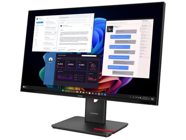LENOVO Monitor ThinkVision T27UD-40 27'' 4K IPS, HDMi, Display Port, USB-C, Ethernet,Height adjustable, 3YearsW