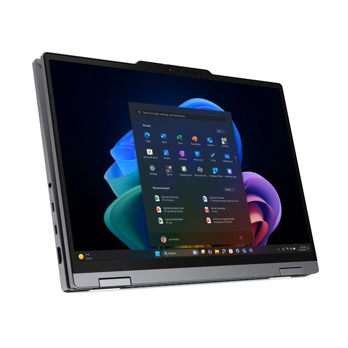 LENOVO Laptop ThinkPad X1 2-in-1 G11 Aura Edition 14'' 2.8K OLED/Ultra7-355/32B/512GB SSD/Integrated Intel Graphics/Win 11 Pro/Touch/3Y PREM/Grey