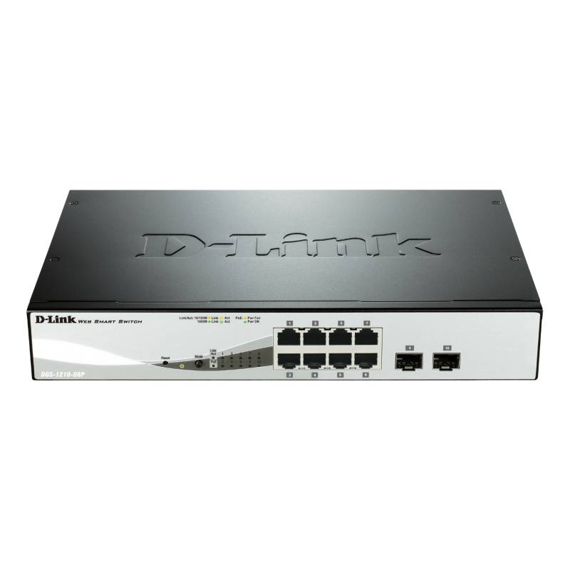 SWITCH D-LINK DGS-1210-08P