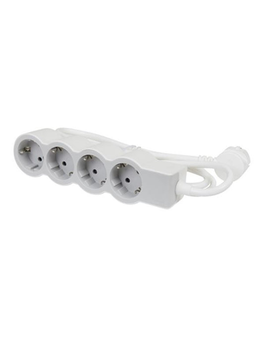 Legrand SurgeArrest 4 Outlets 1.5m Cable White/Grey