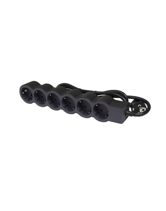 Legrand SurgeArrest 6 Outlets 1.5m Cable Black/Grey
