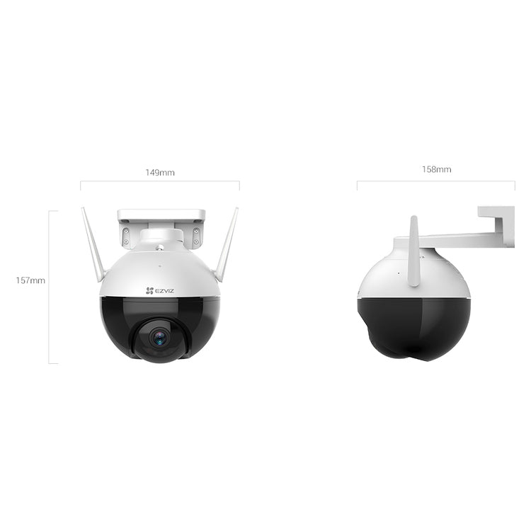 EZVIZ CAMERA H8C FHD PAN/TILT OUTDOOR