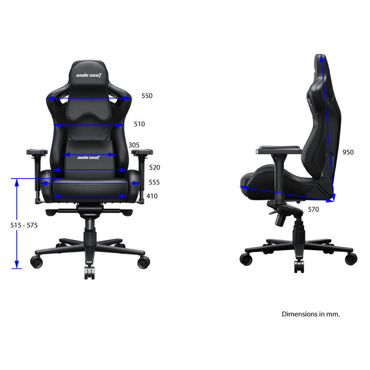 ANDA SEAT Gaming Chair DARK KNIGHT PRO Black