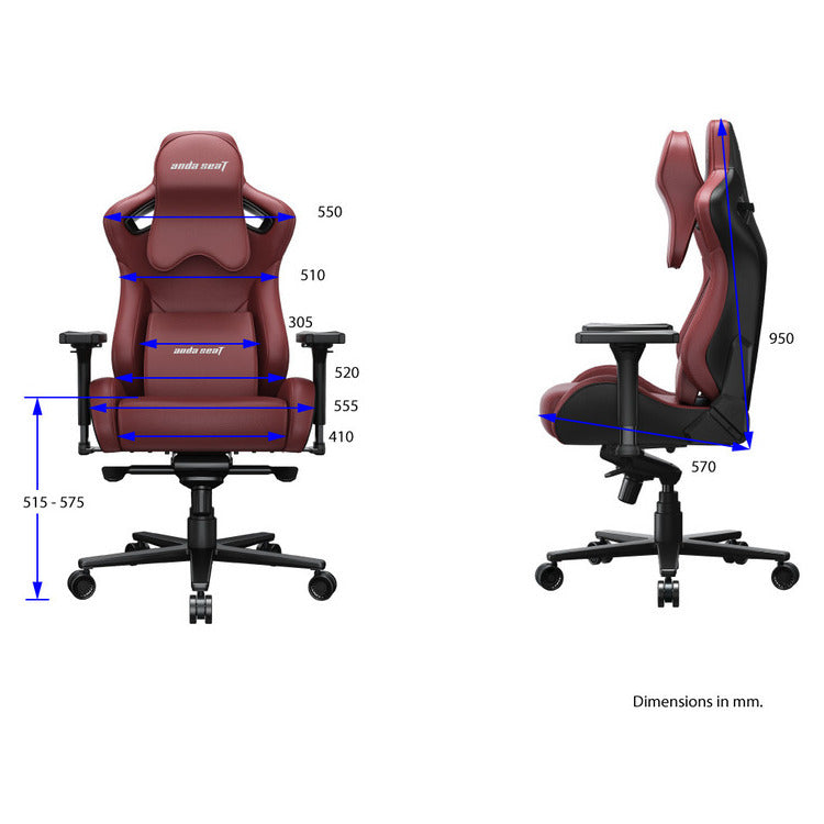 ANDA SEAT Gaming Chair DARK KNIGHT PRO Maroon