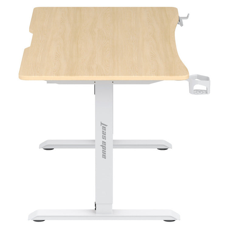 ANDA SEAT DESK XTREME 1.4m, Adjustable Height, Wood top/ White Leg