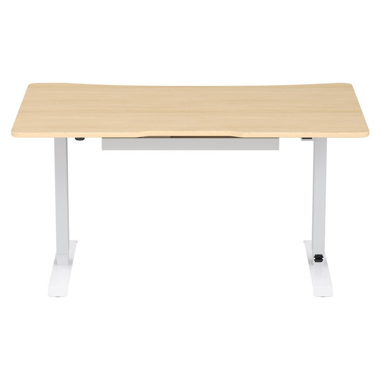 ANDA SEAT DESK XTREME 1.4m, Adjustable Height, Wood top/ White Leg