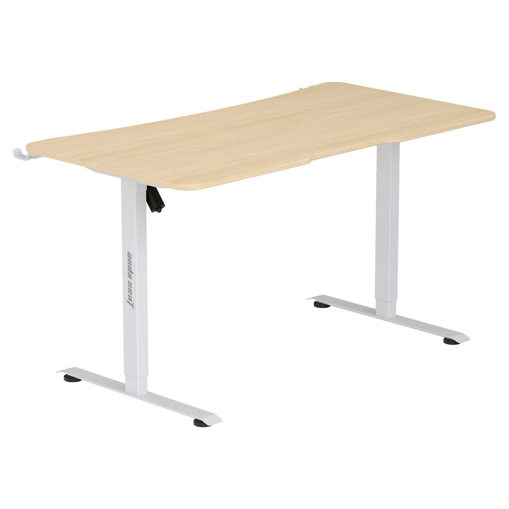 ANDA SEAT DESK XTREME-E 1.4m WOOD / WHITE LEG