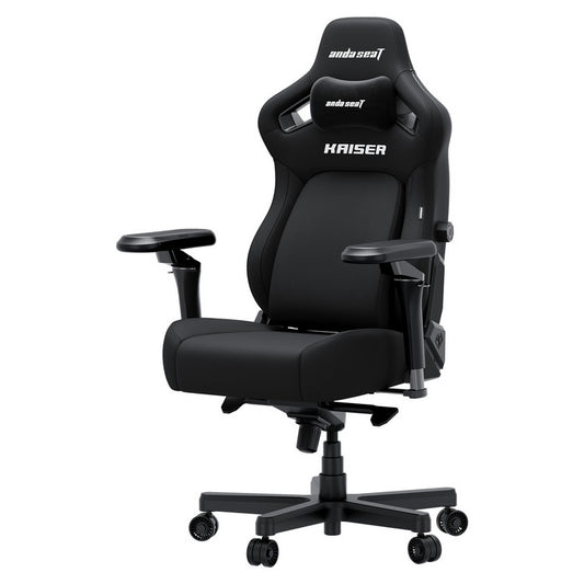 ANDA SEAT Gaming Chair KAISER-4 V2 XL Black Fabric with 6D Armrest