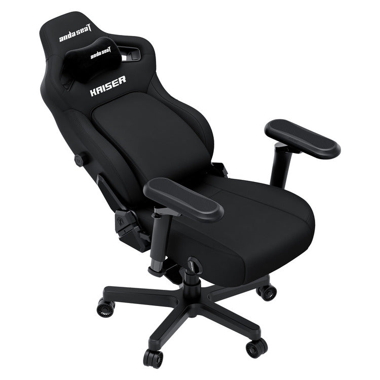 ANDA SEAT Gaming Chair KAISER-4 V2 XL Black Fabric with 6D Armrest