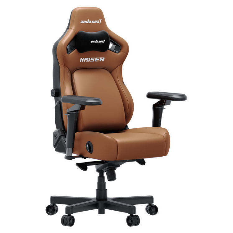 ANDA SEAT Gaming Chair KAISER-4 V2 XL Brown with 6D Armrest