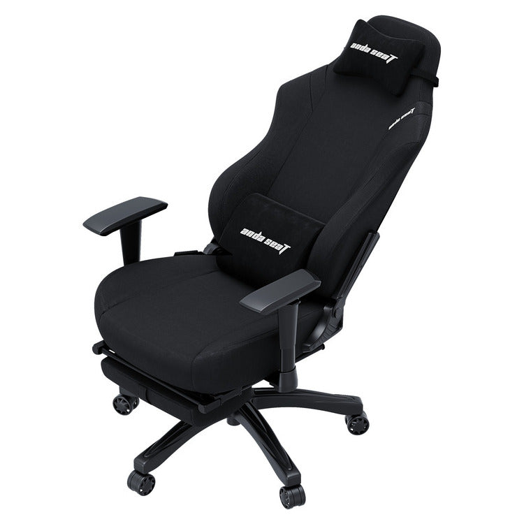 ANDA SEAT Gaming Chair LUNA PRO Black Fabric w/Footrest