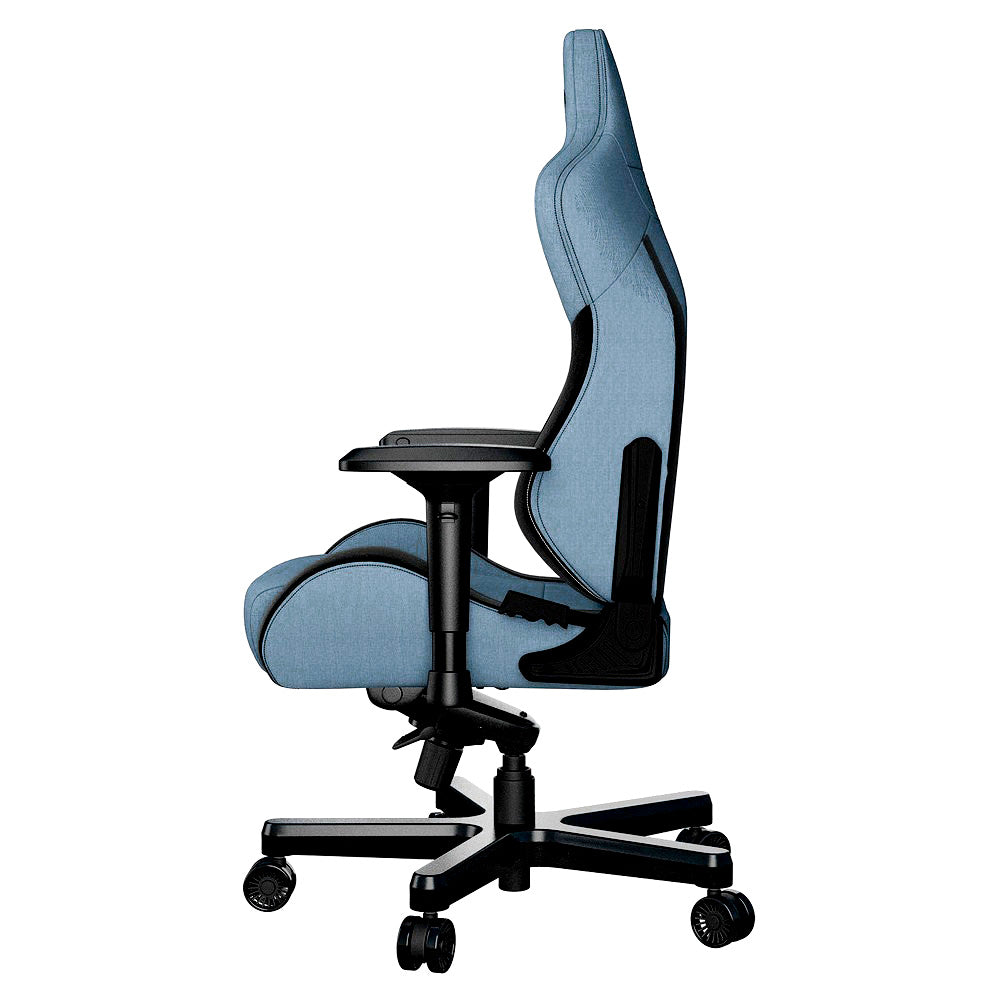 ANDA SEAT Gaming Chair T-PRO II Light Blue/ Black FABRIC with Alcantara Stripes
