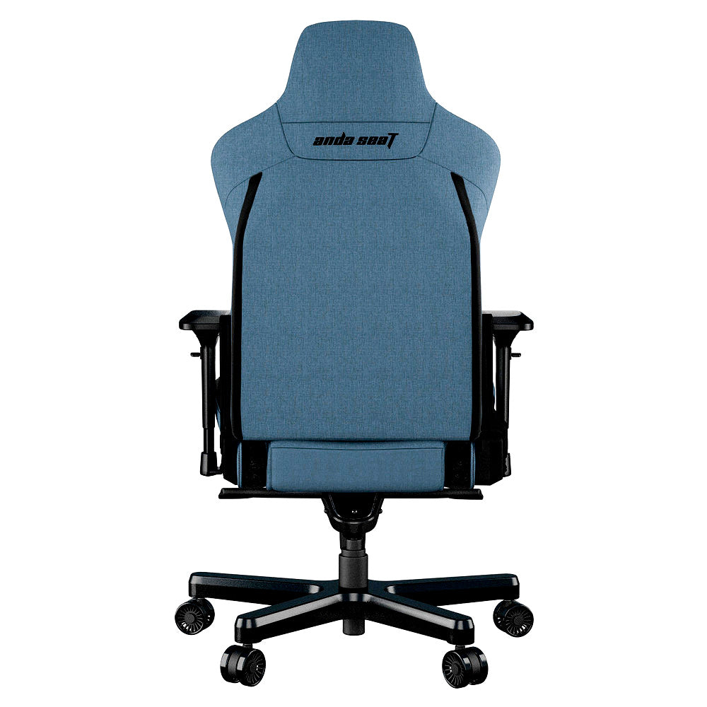 ANDA SEAT Gaming Chair T-PRO II Light Blue/ Black FABRIC with Alcantara Stripes