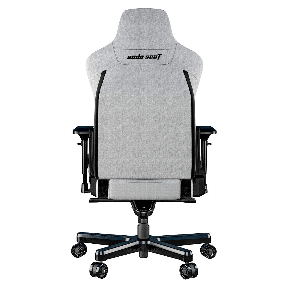 ANDA SEAT Gaming Chair T-PRO II Light Grey/ Black FABRIC with Alcantara Stripes