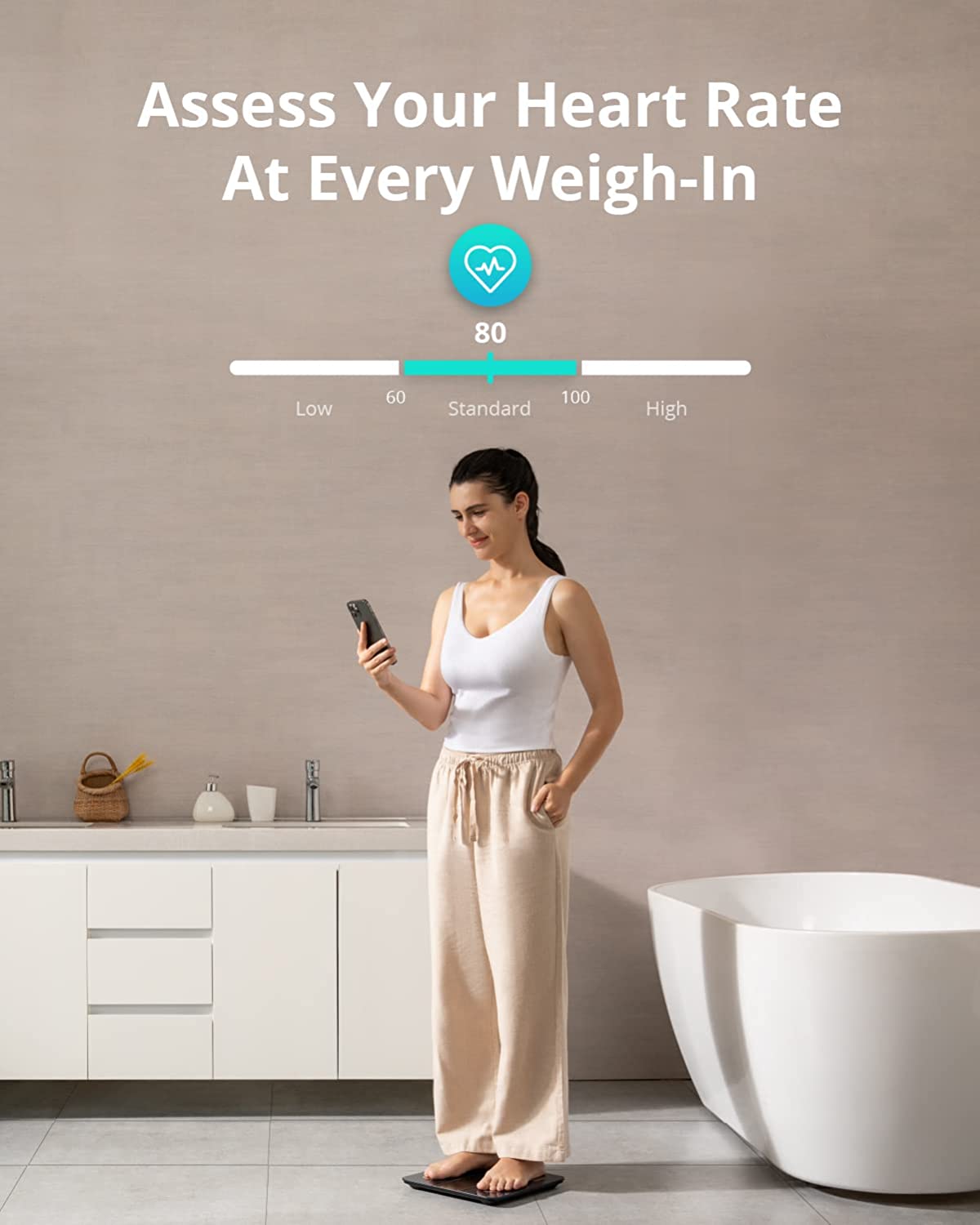 ANKER Eufy Smart Scale P2 PRO Wi-Fi Bluetooth Heart Rate Black