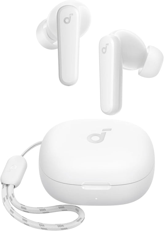 Anker Soundcore Wireless Earphones R50i , 2 Mics for AI Clear Calls, BT5.3, IPX5 White