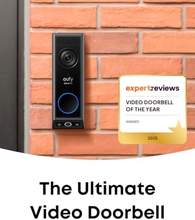 Anker Doorbell E340 with chime, Dual Camera, 2K FHD, Dual Band 2,4/5 GHz