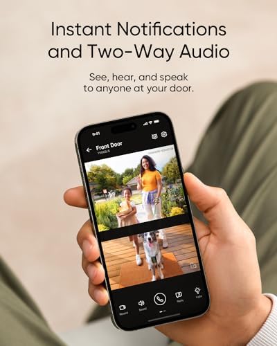 Anker Doorbell E340 with chime, Dual Camera, 2K FHD, Dual Band 2,4/5 GHz
